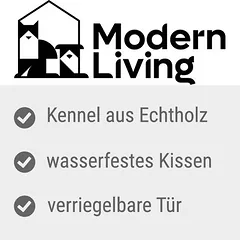 Modern Living narvas šunims patalpoms Borlänge, L 58,5 x B 58,5 x H 64 cm — 3 nuotrauka