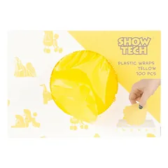 Show Tech plastikiniai suktukai 100 vnt. - daugkartinio naudojimo folijos suktukai, Biały / 15x30cm — 1 nuotrauka