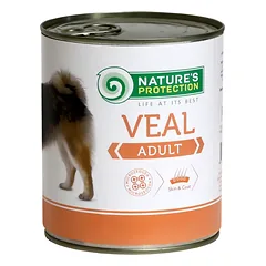 Nature's Protection suaugusių šunų konservuotas pašaras su veršiena, 400 g — 3 nuotrauka