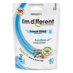 Diff Snack Sardine Liofilizuoti skanėstai šunims ir katėms su sardinėmis 40 g