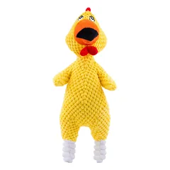 Blovi Funny Chicken - cypsintis vištos žaislas šunims, Zielony / 35cm — 3 nuotrauka