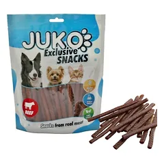 Juko skanėstas jautienos pagaliukai 250g, 250 g parduotuvėje e-zoo.lt