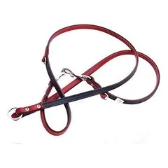 Hunter Leather leash Öko-Line 18/200, red/ black