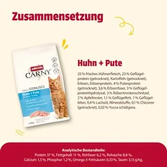 animonda Carny Adult Sterilised su vištiena ir kalakutiena, sausas maistas katėms, 1,5 - 2,9 kg — 5 nuotrauka