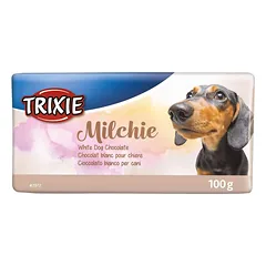 Trixie Milchie Dog Chocolate papildomas maistas šunims su baltuoju šokoladu, 100 g