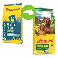 Josera Family su lašiša ir ryžiais, sausas maistas šunims