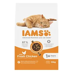 IAMS sausas maistas katėms su vištiena, 10 kg