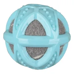 Flamingo Hundespielzeug Loekie TPR + Tennisball blau/grau für Welpen