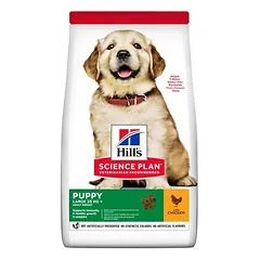 Hill’s Science Plan Puppy Large Breed With Chicken sausas maistas didelių veislių šuniukams, 16 kg