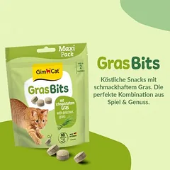 GimCat GrasBits skanėstai katėms, > 250 g — 2 nuotrauka