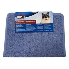 Trixie Cat Litter Tray Mat PVC kačių kraiko dėžutės kilimėlis, šviesiai mėlynas, 40 x 60 cm