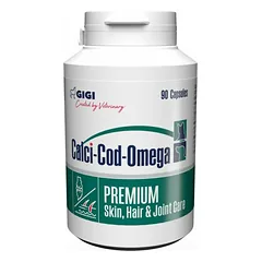GiGi Calci Cod Omega kapsulės šunims ir katėms kaulų stiprinimui, 90 vnt.