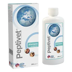 Peptivet Shampoo euderminis šampūnams šunims ir katėms 200 ml