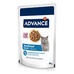 ADVANCE Wet Sterilized Turkey 85G*12vnt — 5 nuotrauka