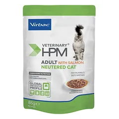 HPMC Adult neutered cat salmon chunks in gravy 85 g N12