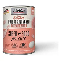 MAC's Kitten skardinė, drėgnas maistas kačiukams 6 x 800 g