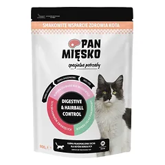 PAN MIŠKO Specialios poreikiai Digestive & Hairball Control katėms 800 g