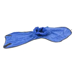 Duvo+ Bademantel Mikrofaser blau