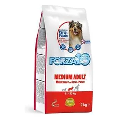 Forza10 Medium Adult Maintenance Deer and Potato sausas maistas vidutinių veislių šunims, 2 kg
