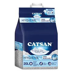 CATSAN Hygiene Plus 20l - natūralus kačių kraikas