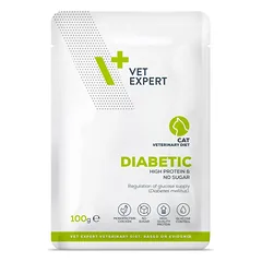 VetExpert Veterinary Diet Diabetic cat 100g pouch