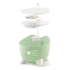 Automatinė vandens gertuvė fontanas katėms ir kitiems gyvūnams, Catit Pixi, 2,5 l, žalios spalvos — 3 nuotrauka
