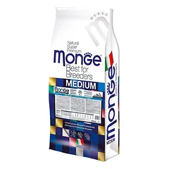Monge Natural Superpremium Medium Puppy & Junior Chicken sausas maistas šuniukams