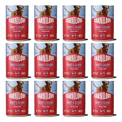 CARNILOVE Dog Can Turkey and Salmon 12x400g paštetas su kalakutiena ir lašiša suaugusiems šunims
