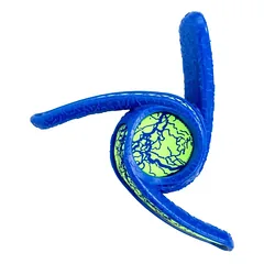 Kong Whirlz Throw M/L – Besisukantis aportavimo žaislas šunims – plūduriuojantis, iš TPR gumos — 3 nuotrauka
