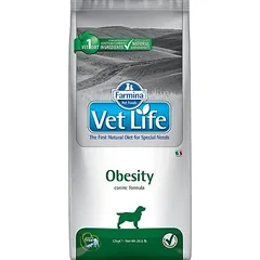 Farmina Vet Life Dog Obesity, veterinarinis maistas šunims 12 kg parduotuvėje petshop.lt