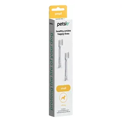 DOGSLIFE Petsie Toothbrush Replacement Head keičiamos dantų šepetėlio galvutės, S, 2 vnt