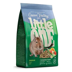 Little One Green Valley pagrindinis maistas degu, 750 g