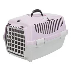 Trixie Capri 1 transportavimo boksas, XS 32x31x48 cm, šviesiai pilka-šviesiai alyvinė