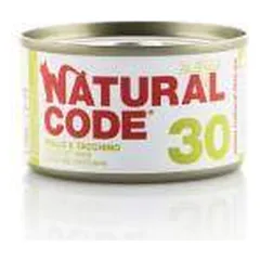 Natural Code 30 drėgnas maistas suaugusioms katėms su vištiena ir kalakutiena, 85 g nuotrauka
