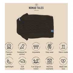 Nomad Tales Blush megztinis šunims Ebony, Mažiems 5–10 kg — 3 nuotrauka