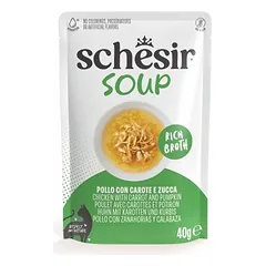 Schesir Cat Soup sriuba katėms 12 x 40 g pakeliuose — 4 nuotrauka