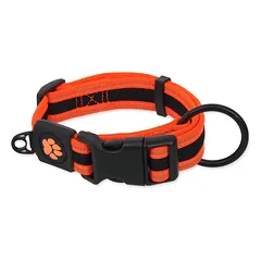 Active Dog Collar Fluffy antkaklis šunims, M dydis, oranžinis, 2,5×33-48 cm