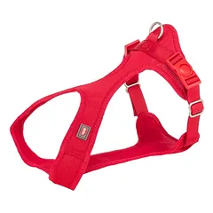 TRIXIE Comfort Soft touring petnešos, XXS-XS 25-35cm/15mm, raudonos