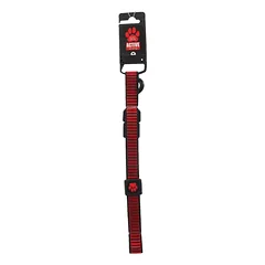 Active Dog Leash Strong M raudona pavada vidutiniams šunims, 2×120 cm — 5 nuotrauka