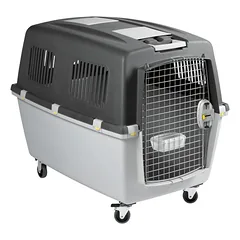 KERBL transportavimo dėžė rankena  GULLIVER 7 IATA 102 x 72 x 76 cm, pilka