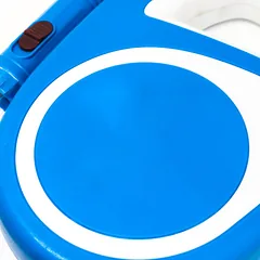 Automatinis pavadėlis šunims ir katėms, tvirtas diržas, 5 m, su stabdymu, iki 15 kg, LED žibintuvėlis — 5 nuotrauka