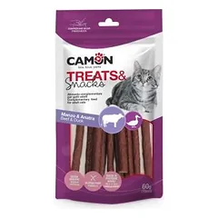 Camon Jautienos ir Vištienos Gabaliukai suaugusiems katėms, be glitimo, 60 g