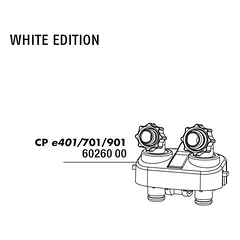 JBL atsarginė dalis CP e4/7/901 žarnos jungties blokas WHITE