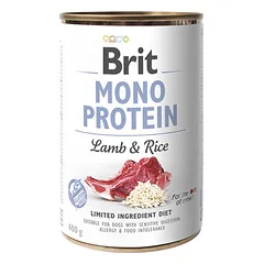 Brit Care Mono Protein Lamb & Rice konservai šunims su ėriena