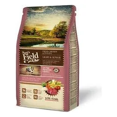 Sausas šunų ėdalas: Sams Field Lamb & Rice Light & Senior, 13 kg