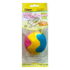 Trijų spalvų kamuoliukas su skambučiu — 2 nuotrauka