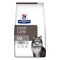 Hill’s Prescription Diet l/d sausas maistas katėms Kepenų priežiūrai 1.5 kg