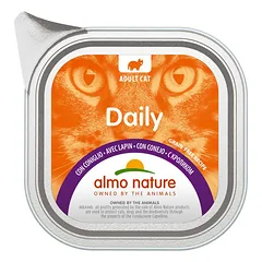 Almo Nature Daily Rabbit paštetos katėms, 100 g
