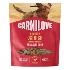 Carnilove Crunchy skanėstai su strutiena ir gervuogėmis šunims