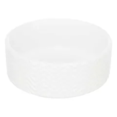 Trixie Bowl Ceramic baltas keramikos dubuo gyvūnams, 0.4 l/ø 13 cm